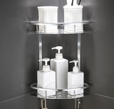 TD® Etagère d'angle support étanche cuisine rangement salle bain toilette mural lavage simple salle bain salle de bain étagère d'ang