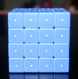 Rubik's Cube Braille Empreinte digitale Rubik's Cube en trois dimensions Quatrième ordre 3D Relief Personnalité Rubik's Cube