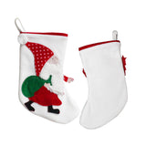 Chaussettes de Noël Sac de bonbons Santa Chaussettes de décoration de fête Pendentifs d'arbre Sacs-cadeaux Chaussettes d'ambi