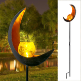 TD® Solaire Lampadaire extérieur - LED rétro fer solaire simuler flamme pelouse lampe pour jardin extérieur paysage décor lampe