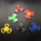 TD® Fidget Spinner Toy / Hand Spinner/ Tri-Spinner Plastique en Acier Inoxydable / Jouet Anti stress et Anxiété. Rose