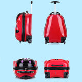 TD® Valise trolley pour enfants hommes et femmes bagages de dessin animé étanche petite valise coccinelle résistante à l'usure