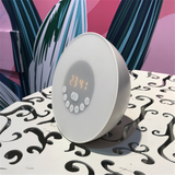 TD® Son Bluetooth sans fil, chambre à coucher, chevet, lampe de réveil, lumière d'ambiance colorée