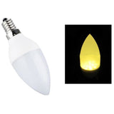 TD® Ampoule LED Blanc Chaud/ Ampoule Bougie E14 Lampe Lumière 3W  LED/ Abat-jour brouillard blanc/ Modèle L 3790