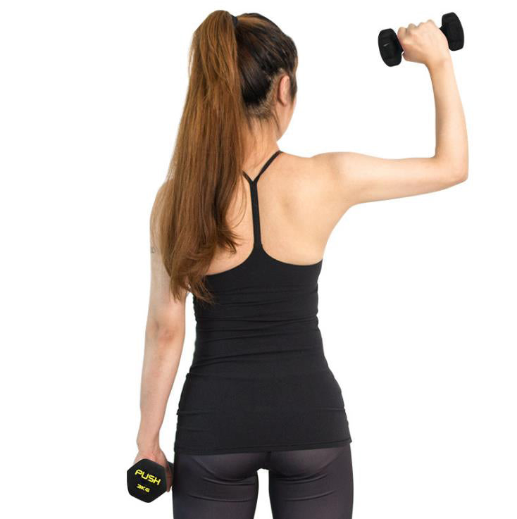 TD® haltères musculation 2 *1kg bras sport musculation caoutchouc fitn –