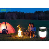 TD® Lampe De Camping Solaire Pliable Lampe Imperméable Batterie Urgence Chargeur USB Rouge Campement Forêt Tente Charge Complète