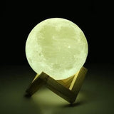 TD® Lune Lampe,Tactile Lumière de nuit de Chambre Clair de Lune,3D Rechargeable Interrupteur Décor à Maison,joli cadeau pour un ami