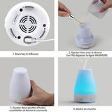 TD® Mini humidificateur d'aromathérapie lumière chaude mode créative veilleuse ultrasons machine d'aromathérapie humidification