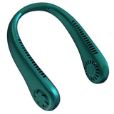 TD® Ventilateur de cou suspendu sans feuilles climatiseur de sport portable paresseux ultra-silencieux vent fort simplicité moderne