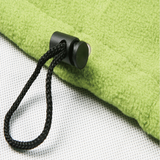Sac de couchage en polaire de camping en plein air Doublure de sac de couchage de camping de type enveloppe Simple vert d'été