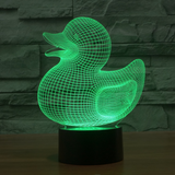 TD® Veilleuse 3D Led Veilleuse Nouveauté Visuel Usb Lampara Lampe De Table Bébé Créateur Luminaire De Couchage Luminaire Mignon Anim