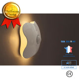 TD® Nouvelle USB étrange charge Clover corps de lumière de la nuit de capteur conduit lampe de chambre Creative Cabinet Lumière