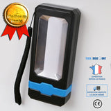 TD® Lanterne de camping éclairage luminaire de camp camping randonnée Lumière LED économie d'énergie couleur bleu solaire