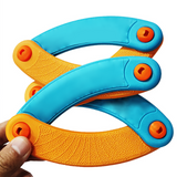 TD® Variété de mousse pliant anneau volant sonnant soucoupe volante anneau volant maternelle jouets pour enfants sûr doux Frisbee