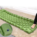 TD® Coussin gonflable extérieur pied coussin gonflable TPU coussin de pique-nique de camping portable coussin de plage ultra-léger