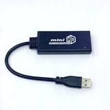 TD® Convertisseur USB3.0 vers HDMI convertisseur usb vers hdmi câble adaptateur vidéo haute définition câble graphique externe noir