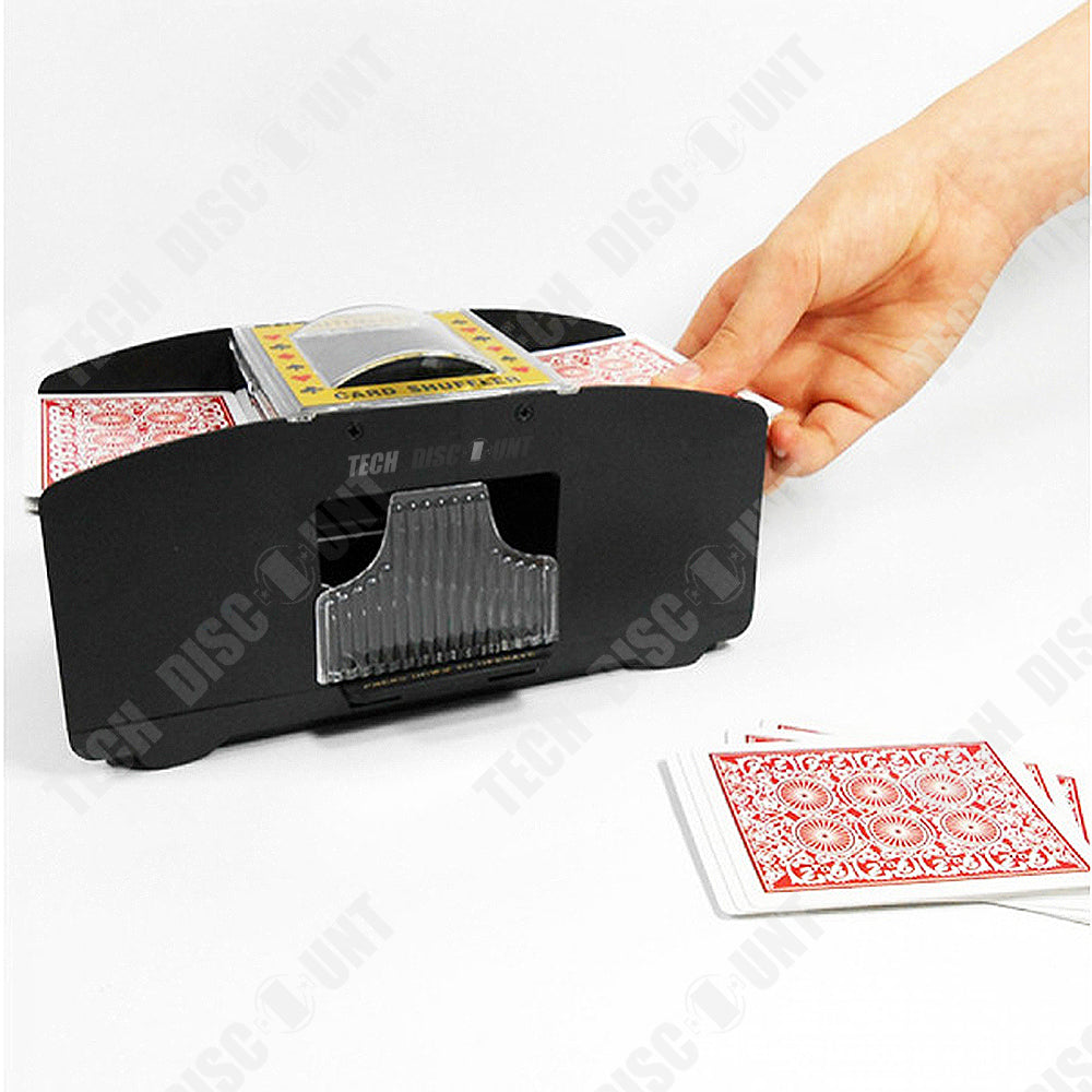 Mélangeur automatique de cartes, mélangeur de casino professionnel, jeu de  poker automatique - Distributeur de cartes électrique à piles