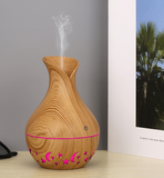 TD® Diffuseur d'arômes humidificateur à grains de bois diffuseur d'arômes à grains de bois purification d'huiles essentielles creuse