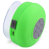 TD® Enceinte Bluetooth Douche Étanche/ Waterproof Speaker BTS-06/ Haut-parleur à ventouse étanche niveau salle de bain, vert