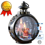 TD® Décorations de Noël lampe portable ronde lumières LED décoration de vitrine arbre de Noël pendentif accessoires créatifs