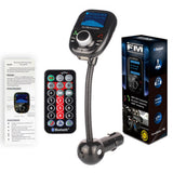 TD® Transmetteur FM Bluetooth puissance lecteur mp3 Voiture Mains Libres Musiques Adaptateur Radio sans Fil Kit