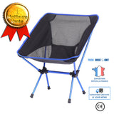 TD® Camping pêche lune chaise barbecue extérieur portable chaise arrière pliante