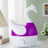 TD® Humidificateur de cygne muet à ultrasons grand brouillard dessin animé animal humidificateur d'air aromathérapie domestique
