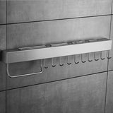 TD® Barre Support à ustensile pour cuisine mural inox 50cm Barre de suspension à couteaux louche spatule Rangement Rack porte ustens