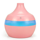 TD® Humidificateur d'Air Electrique/USB Air Diffuseur huiles Essentielles LED ultrasons Aromathérapie Humidifie l'air arômes