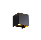 TD® 12W Led Applique Murale Exterieur/Interieur IP65 Réglable Design Moderne Blanc Chaud