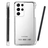 TD® Pour Samsung Galaxy S21Ultra coque de téléphone transparente coque de téléphone fine trou coque de téléphone avec fente pour sty