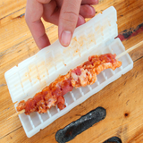 Enfileur de viande BBQ barbecue enfileur de viande Brochette de viande Ustensiles de barbecue Insert de viande Stringer campi