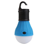 TD® Lampe de camping éclairage extérieur randonnée tente mode de commutation lumière LED alimentation 3 piles AAA couleur bleu