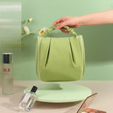 TD® Sac à main maroquinerie de voyage sec étanche sac de voyage portable cosmétique grande capacité femme accessoire couleur vert