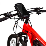 TD® Support smartphone vélo écran tactile étanche téléphone portable sac VTT route angle réglable rotatif câble de données caché