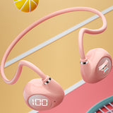 TD® Casque Bluetooth monté sur la tête sport binaural en cours d'exécution anti-transpiration super longue veille