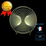 TD® 3D Optique LED Veilleuse 3D LED Night Light Hallucination Abstraite La Deuxième Forme avec 7 Couleurs Lumière pour Lampe Décorat