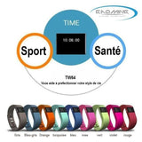 TD® Montre connectée TW64 grise pour Xiaomi MI Multi fonction sportive podologie couleur bleu smart Watch android