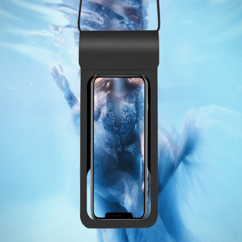 Sac étanche pour téléphone portable transparent TPU natation extérieure cou suspendu à emporter plage à la dérive sac étanche