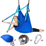 TD® Accessoires Fitness - Musculation,Anti gravité aérienne Yoga hamac ensemble multifonction Yoga ceinture volant - Type 01-Orange