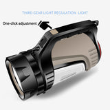 TD® Lampe de poche à lumière forte chargeant le projecteur portable haute puissance extérieur P70 LED ultra-lumineux à longue portée