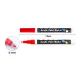 Ensemble de stylos marqueurs acryliques 18 couleurs stylo marqueur à base d'eau couleur à tête unique stylo aquarelle graffit