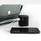 TD® Chargeur de voyage Prise de conversion multifonction 4USB Prise de voyage universelle multi-pays Charge rapide