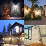 TD® Applique murale solaire LED capteur extérieur lumière applique murale éclairage fort capteur solaire lumière jardin lumière