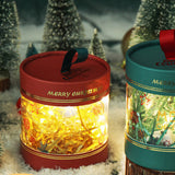 TD® Boîte à Pommes de Noël Boîte-Cadeau de Réveillon de Noël Pingguo Boîte à Bonbons Transparente Premium 2pack