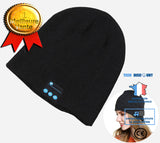 TD® Cotop Fashion Bluetooth en tricot bonnet avec écouteurs stéréo et microphone mains libres Talking Bonnet chaud épais doux pour
