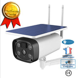 INN® Caméra de surveillance extérieure WiFi solaire sans fil interphone de terrain surveillance à distance pas de capteur Internet P