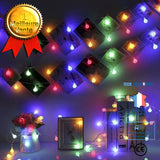 TD® 5M guirlande lumineuse LED à boules lumineuses AA à piles 50LED lumières féeriques pour arbre de noël décoration de fête de mari