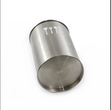 TD® PORTE-USTENSILES DE CUISINE DECORE - INOX DE QUALITE SUPERIEURE - HAUTEUR 18 CM - DIAMETRE 10 CM - PASSE AU LAVE-VAISSELLE