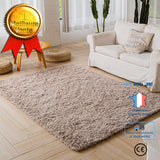 TD® Tapis de grande surface dans la chambre, fil de couleur peluche dans la chambre,salon,table basse, tapis de sol moelleux près du